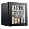 60L Luxury Glass Door Mini Fridge Portable Electric ABSorption Minibar Hotels New Condition UK ROHS Certified Household Use
