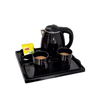 Sachikoo 1.2L Professional Electric Kettle Set Double-Deck Hotel Grade with Tray Hot-Sell Product