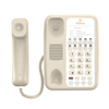 Five-Star Hotel Quality Guestroom Telephone ABS Plastic PABX Phone with Special Hotel Service Button