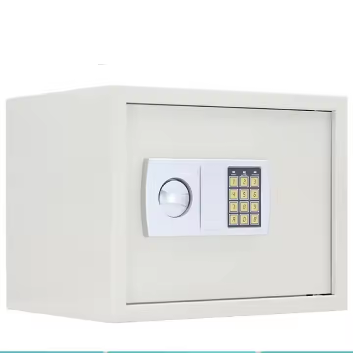 Hotel Room Electronic Safe Steel And Metal Safety Deposit Box with Key Lock Home Electronic Safe