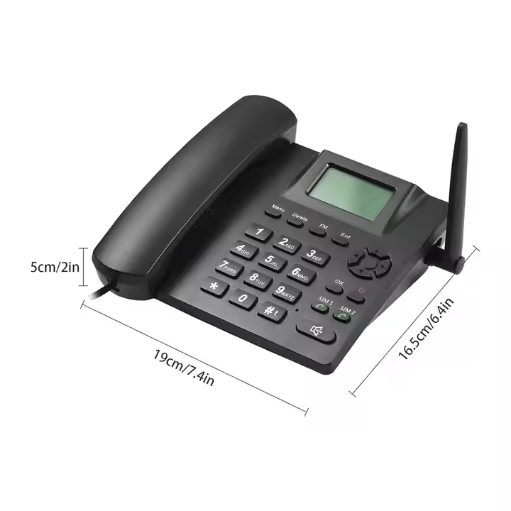 2g 3G Fixed Wireless Phone with SIM Carddesktop Cordless Landline