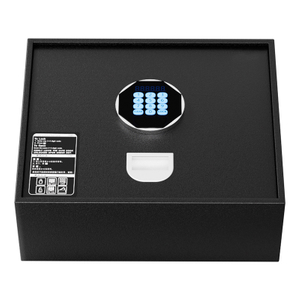 Top Open 15 Inch Hydraulic Rod Laptop Hotel Safe Box with High Security Features Master Key Electronic Lock Optional Storage Use