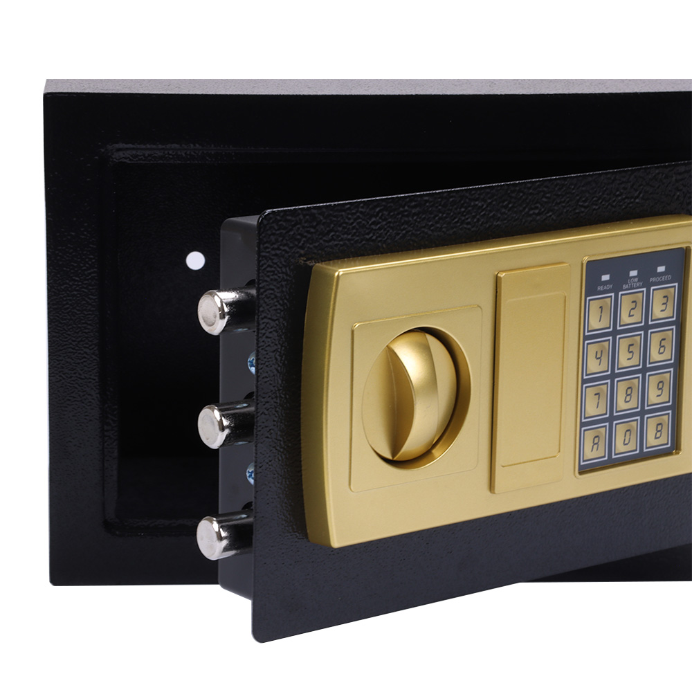 Wall Mounted Small Steel Electronic Safe Box Fireproof with Lock for Home Hotel Use