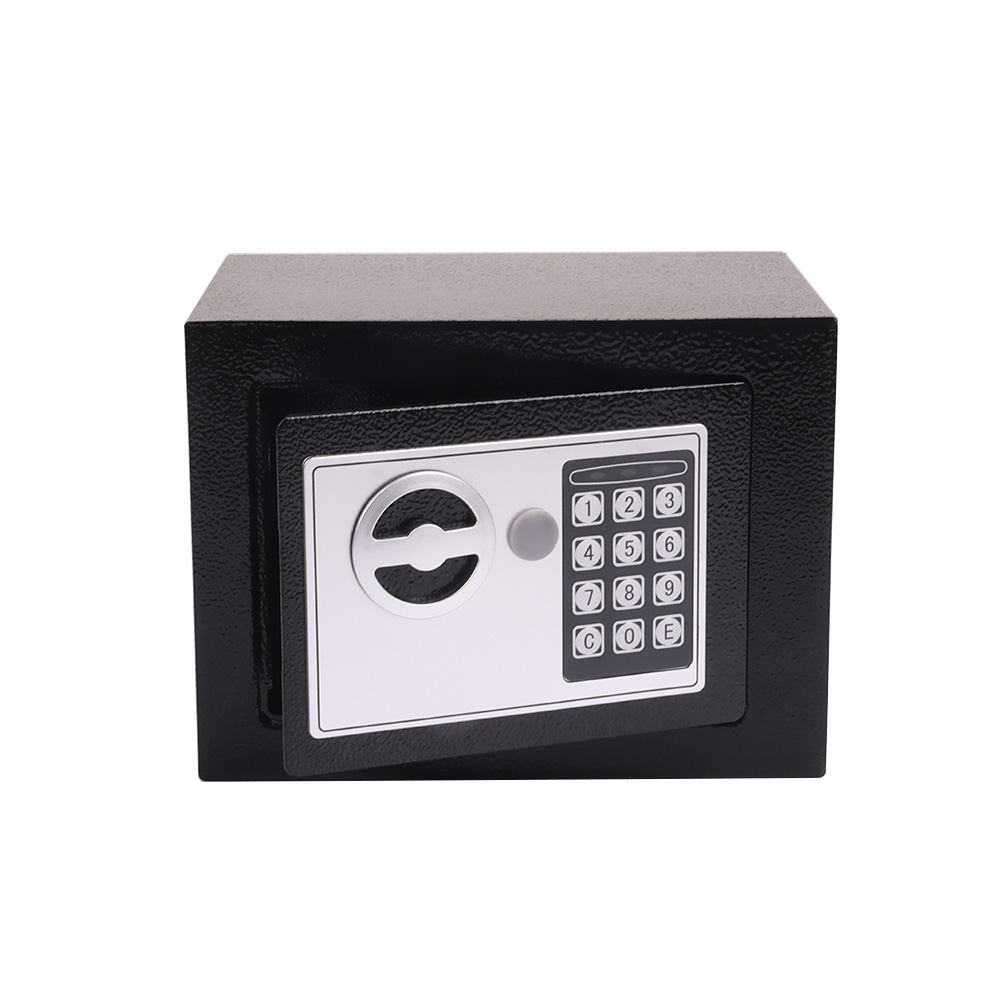 Mini Electronic Safe with Digital Lock Steel Material Wall Safety Money Box for Home & Hotel Use