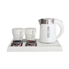 Portable Steel Hotel Electric Kettle Tray Set with Automatic Kettle 220v Voltage for Water Usage in Household And Hospitality
