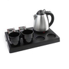 New-Design 0.8L Electric Kettle Portable Automatic Heating Fast Speed with Tray for Tea for Home and Hotel Room Kitchen Use