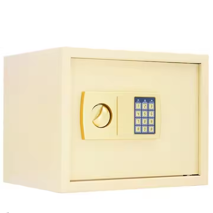Hotel Room Electronic Safe Steel And Metal Safety Deposit Box with Key Lock Home Electronic Safe