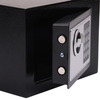 Mini Electronic Safe with Digital Lock Steel Material Wall Safety Money Box for Home & Hotel Use