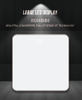Smart LCD Display Electronic Scale Rounded Corner Energy-Efficient Safe Household Hotels Offices Kitchens USB Battery Glass