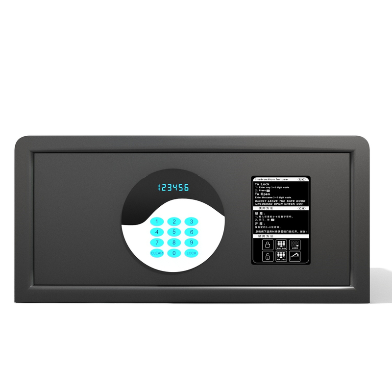 Popular New Style Smart Fireproof Steel Safety Deposit Box with Electronic Lock for Hotels