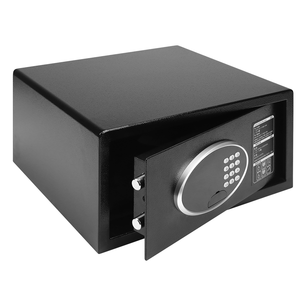 Sachikoo Smart Security Home Or Hotel Storage Box with Electronic Digital Lock Fireproof Wall Mount Steel Safe with Key Access
