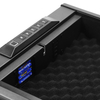 Biometric Gun Safe for Handgun Fingerprint with Keys And Keypad Handgun Alarm Gun Lock Box