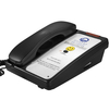 SN-0003 Customized Logo ABS Plastic Hotel Desk Landline Telephone Corded Telephones for Motel Use