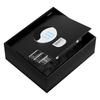 Open Top 15 Inch Stainless Steel Hotel Room Safe with Key Lock Hydraulic Rod Laptop Compartment Door Locking Function