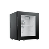 Factory Wholesale Portable Hotel Mini Bar Fridge Eco-Friendly Glass Door Noise-Free Electric Compact Thermoelectric Compressor
