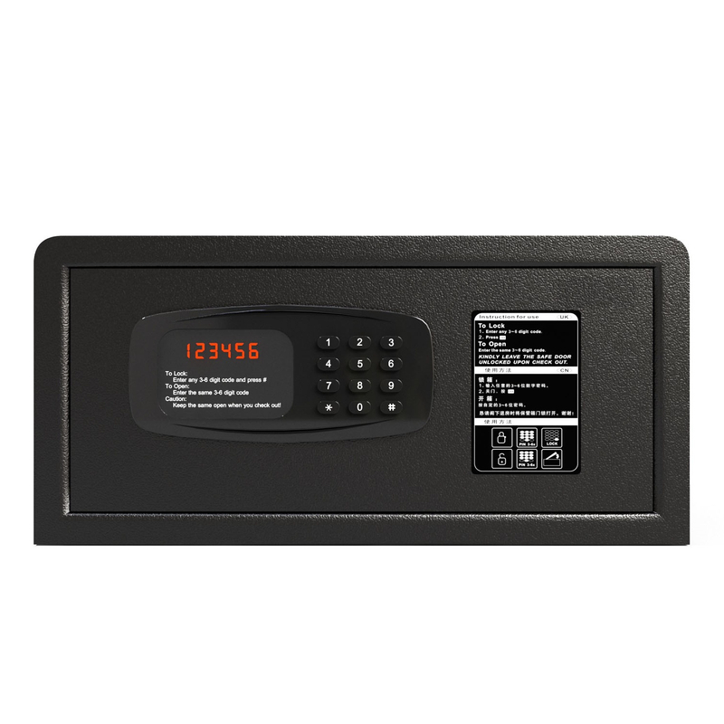 Digital Keypad Electronic Safe Deposit Box with Key Lock Steel Material for Office Hotels And Lodges ShenZhen