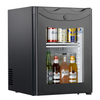 Luxury 40L Mini Fridge Hotels 65W Air Cooling 65W Absorption New Condition Electric Refrigerator Foaming Glass Sales Cooler