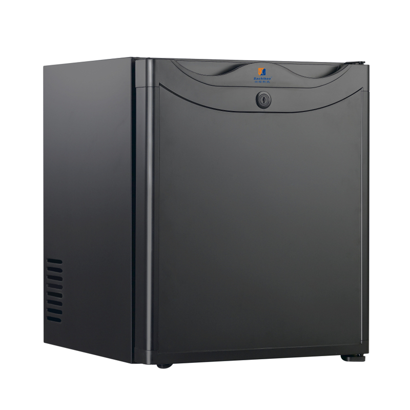 25L Mini Fridge Cabinet for Hotels Portable LED Light Single Door Cooler with UK Plug New Condition Features Freezers Garages