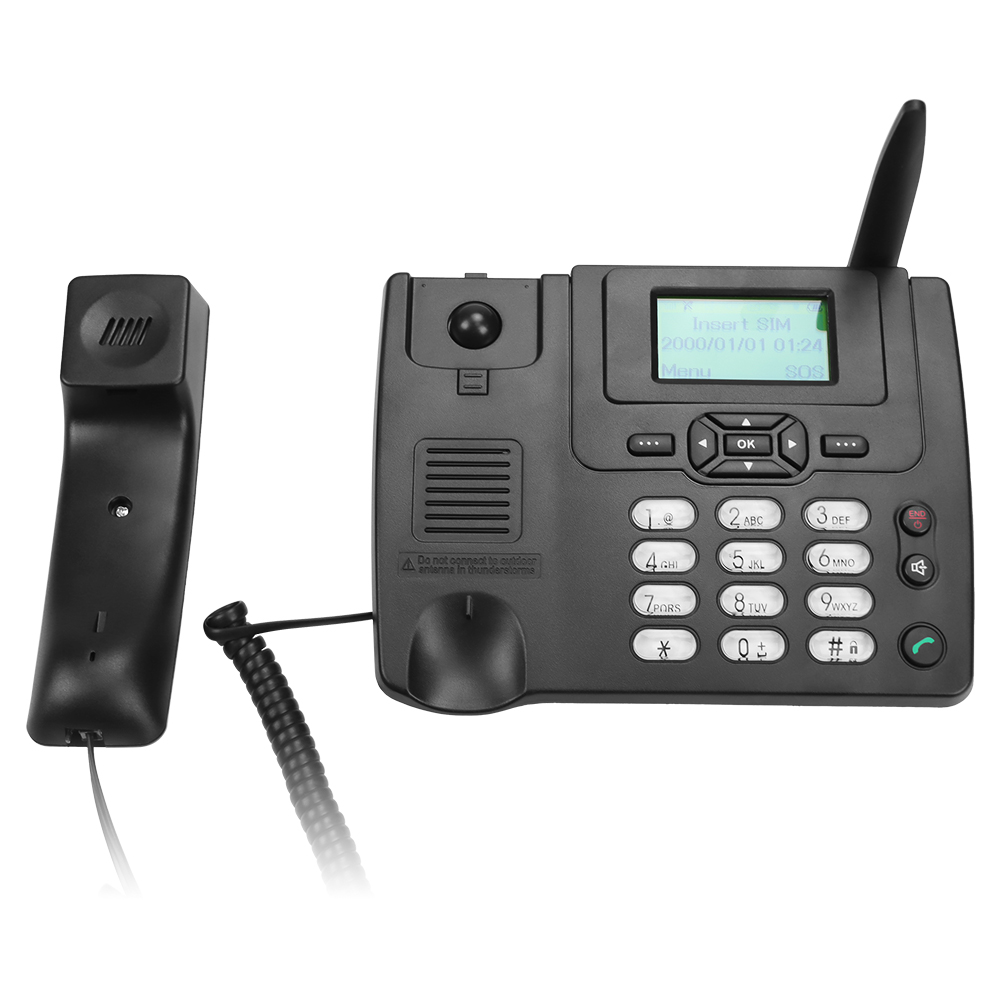 GSM Landline Wireless Phone with Fwp SIM Card Desk Cordless Telephone