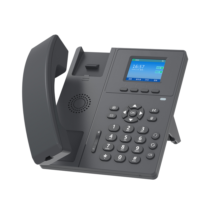  2.4 Inch Color Display Screen 2 SIP Account Caller ID VoIP Telephone Desktop Phone