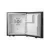 40L Portable Hotel Beer Cooler Fridge Compact Table Top Beverage Refrigerator with Mirror Foamed Glass Door Completely Silent