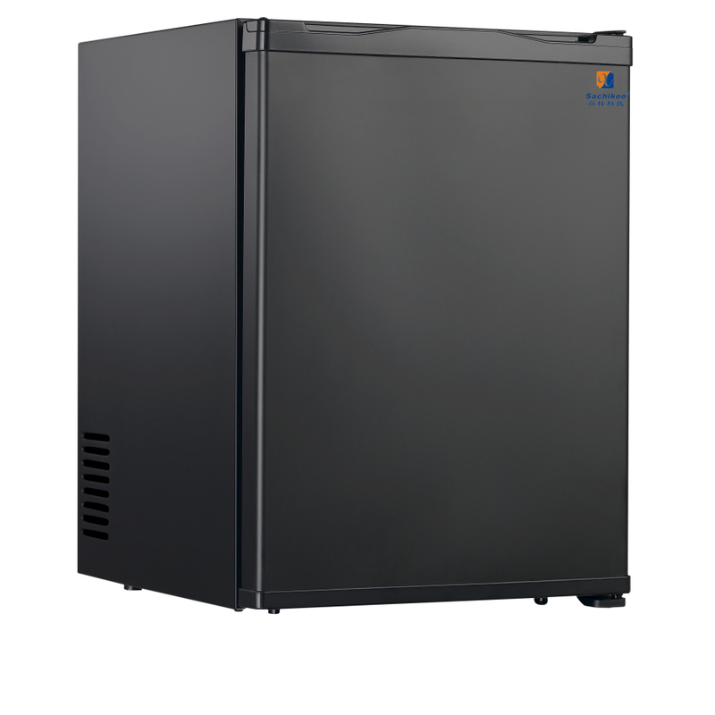 40L Mini Bar Fridge for Hotels Energy Saving Thermoelectric Cooler Without Compressor Single Glass Door with UK Plug