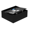 Top Open 15 Inch Hydraulic Rod Laptop Hotel Safe Box with High Security Features Master Key Electronic Lock Optional Storage Use
