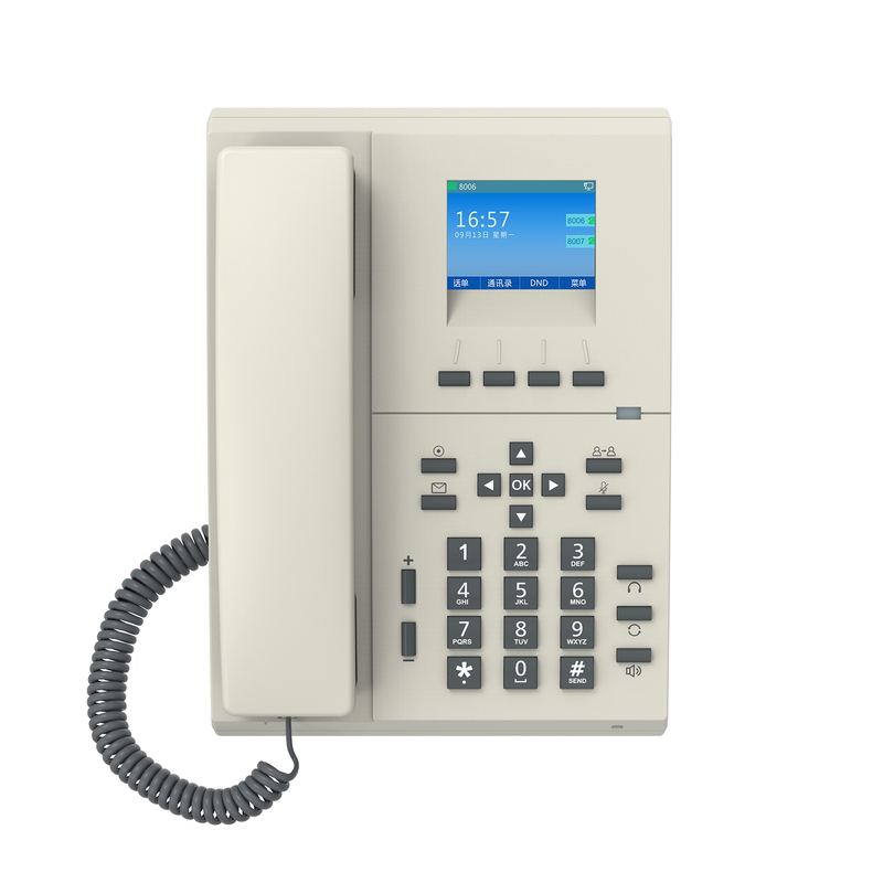 Sachikoo 2.4 Inch Color Display Screen VOIP Phone WiFi & POE Network IP Telephone