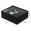 Top Open 15 Inch Hydraulic Rod Laptop Hotel Safe Box with High Security Features Master Key Electronic Lock Optional Storage Use