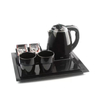 Sachikoo 1.2L Professional Electric Kettle Set Double-Deck Hotel Grade with Tray Hot-Sell Product