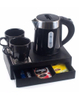 Portable Steel Hotel Electric Kettle Tray Set with Automatic Kettle 220v Voltage for Water Usage in Household And Hospitality