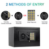 Best Selling Home & Hotel Use Fireproof Steel Laptop Safe Box with Key Lock
