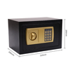 Wall Mounted Small Steel Electronic Safe Box Fireproof with Lock for Home Hotel Use