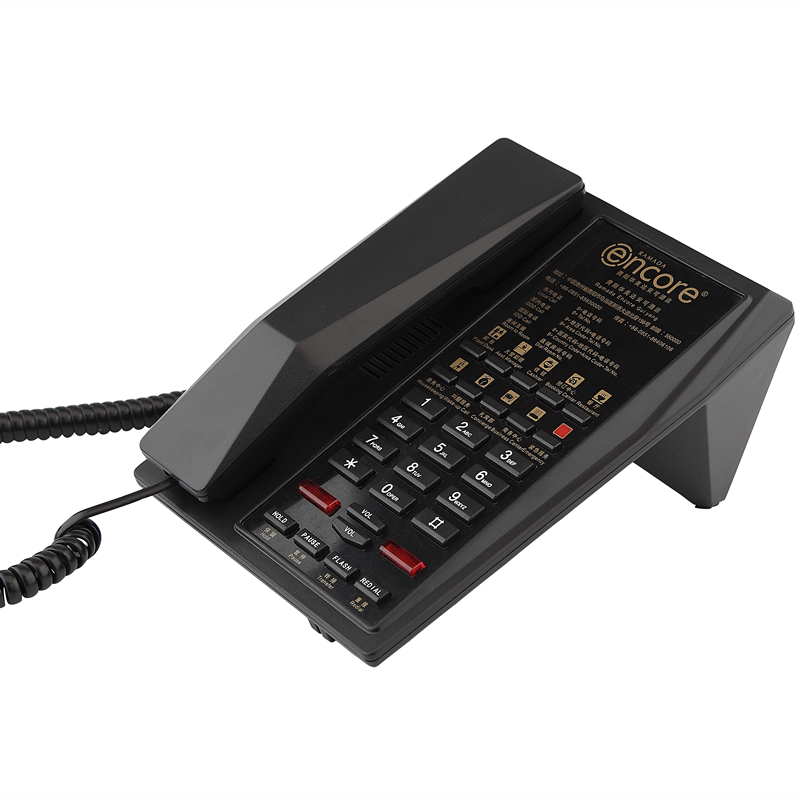 ACE Series High-Star Boutique Telephone for Hotels Factory Hot Sale Customized Logo Faceplate Corded Telephones
