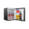 40L Portable Hotel Beer Cooler Fridge Compact Table Top Beverage Refrigerator with Mirror Foamed Glass Door Completely Silent