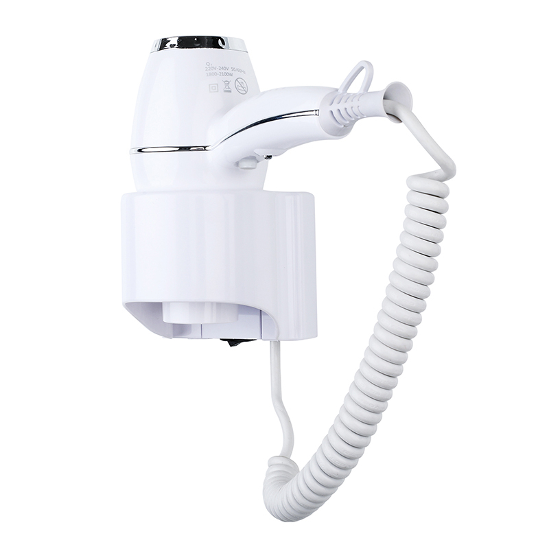 SACHIKOO 1850W Professional Salon Hair Dryer Wall-Mounted Multi Styler with High-End Electroplating Process for Hotel Use